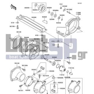 KAWASAKI - 1100 ZXI 1997 - Frame - Jet Pump