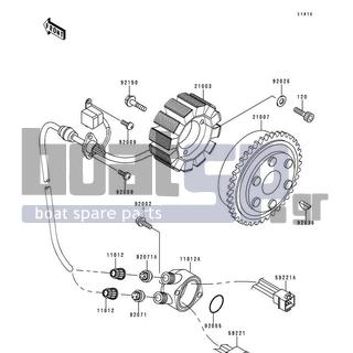 KAWASAKI - 900 STX 1997 - Electrical - Generator