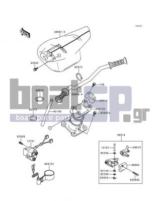 KAWASAKI - 900 STX 1997 - Εξωτερικά Μέρη - Handlebar