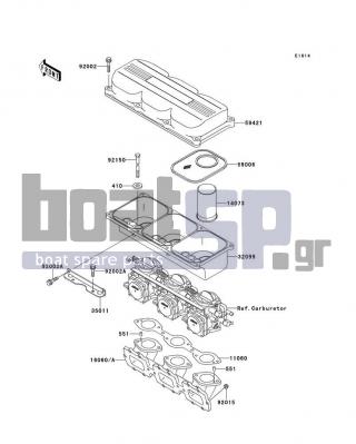 KAWASAKI - 900 ZXI 1997 - Engine/Transmission - Flame Arrester