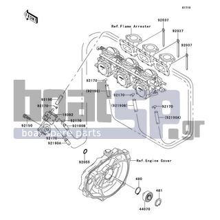 KAWASAKI - 900 ZXI 1997 - Κινητήρας/Κιβώτιο Ταχυτήτων - Oil Pump