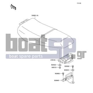 KAWASAKI - 900 ZXI 1997 - Body Parts - Seat