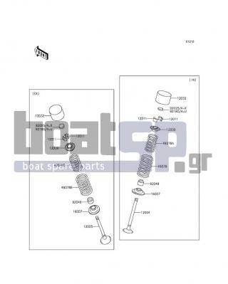 KAWASAKI - ULTRA 310R 2014 - Engine/Transmission - Valve(s)