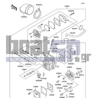 KAWASAKI - SS 1997 - Engine/Transmission - Carburetor - 16158-3712 - JET-SLOW,#78