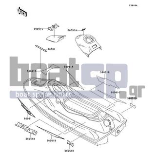 KAWASAKI - SS 1997 - Body Parts - Decals(JH750-E2)