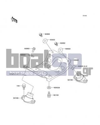 KAWASAKI - SS 1997 - Engine/Transmission - Engine Mount