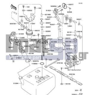 KAWASAKI - SS 1997 - Body Parts - Fuel Tank - 49019-3710 - FILTER-FUEL