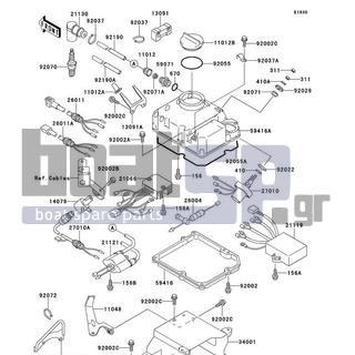 KAWASAKI - SS 1997 - Frame - Ignition System - 21121-3704 - COIL-IGNITION