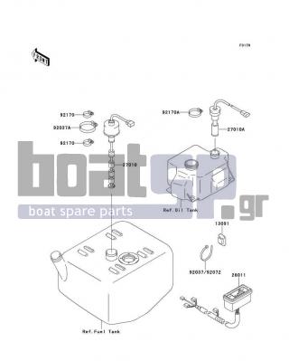 KAWASAKI - SS 1997 - Electrical - Meters - 92170-3734 - CLAMP