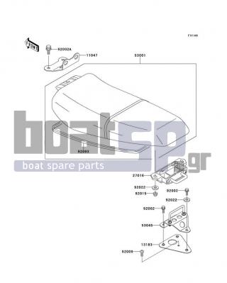 KAWASAKI - SS 1997 - Body Parts - Seat