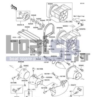 KAWASAKI - STS 1997 - Frame - Jet Pump - 92028-3740 - BUSHING