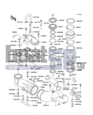 KAWASAKI - STS 1997 - Exhaust - Muffler(s)(JT750-B2/B3)