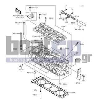 KAWASAKI - JET SKIΒ® STXΒ®-15F 2016 - Engine/Transmission - Cylinder Head