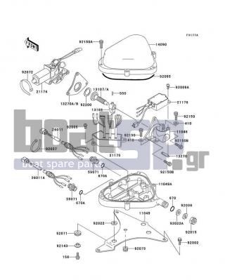 KAWASAKI - 750 ZXI 1996 - Electrical - Control(JH750-C2)