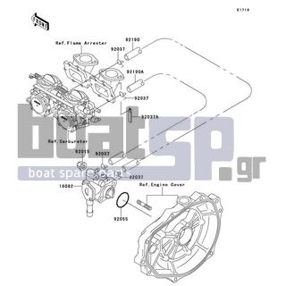 KAWASAKI - 750 ZXI 1996 - Engine/Transmission - Oil Pump