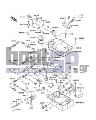 KAWASAKI - 900 ZXI 1996 - Frame - Ignition System