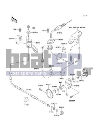 KAWASAKI - SS 1996 - Frame - Cables