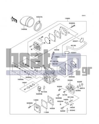 KAWASAKI - SS 1996 - Engine/Transmission - Carburetor