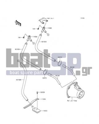 KAWASAKI - ULTRA LX 2014 - Body Parts - Bilge System