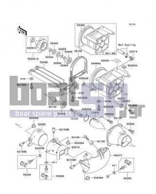 KAWASAKI - STS 1996 - Frame - Jet Pump