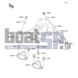 KAWASAKI - SUPER SPORT XI 1996 - Engine/Transmission - Engine Mount