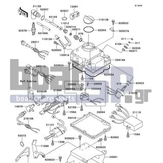 KAWASAKI - SUPER SPORT XI 1996 - Frame - Ignition System - 26004-3717 - FUSE-ASSY