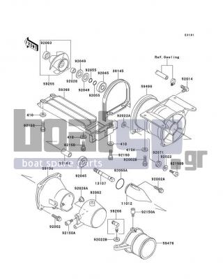 KAWASAKI - SUPER SPORT XI 1996 - Frame - Jet Pump - 92022-3742 - WASHER,10.2X20X1.5