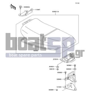 KAWASAKI - SUPER SPORT XI 1996 - Body Parts - Seat