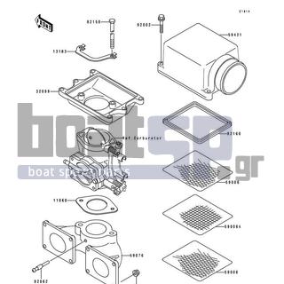 KAWASAKI - TS 1996 - Engine/Transmission - Flame Arrester - 92062-3703 - NOZZLE