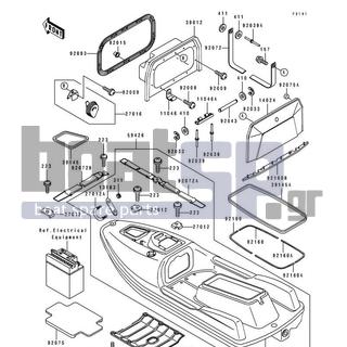 KAWASAKI - TS 1996 - Frame - Hull