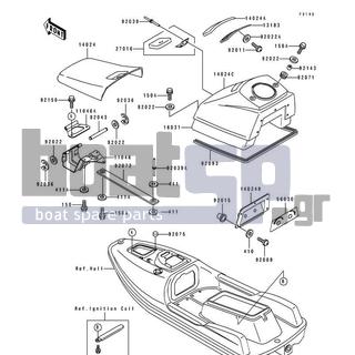 KAWASAKI - TS 1996 - Πλαίσιο - Hull Fittings