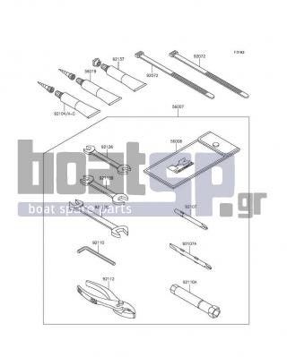 KAWASAKI - ULTRA LX 2014 -  - Owner's Tools - 92107-1051 - TOOL-DRIVER,#2PHILLIPS&SLOT