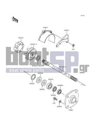 KAWASAKI - 750 SS 1995 - Engine/Transmission - Drive Shaft
