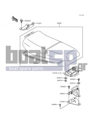 KAWASAKI - 750 SS 1995 - Body Parts - Seat(KAW22252 94)