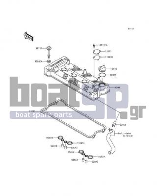KAWASAKI - JET SKIΒ® STXΒ®-15F 2016 - Engine/Transmission - Cylinder Head Cover
