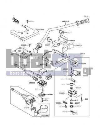 KAWASAKI - 750 SX 1995 - Body Parts - Handlebar