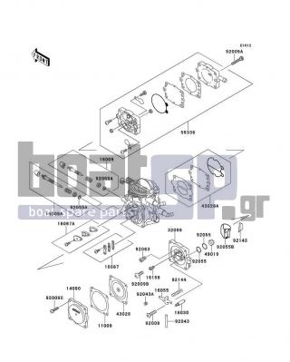 KAWASAKI - 750 SXI 1995 - Engine/Transmission - Carburetor Parts(JS750-B1)