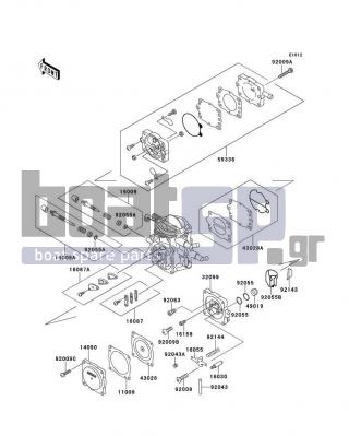 KAWASAKI - 750 SXI 1995 - Engine/Transmission - Carburetor Parts(JS750-B1)