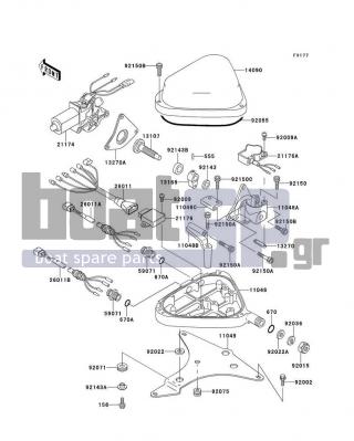 KAWASAKI - 750 ZXI 1995 - Electrical - Control(JH750-C1)