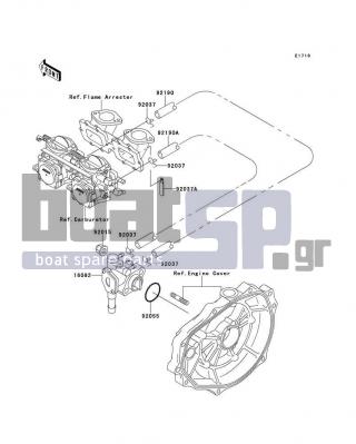 KAWASAKI - 750 ZXI 1995 - Engine/Transmission - Oil Pump