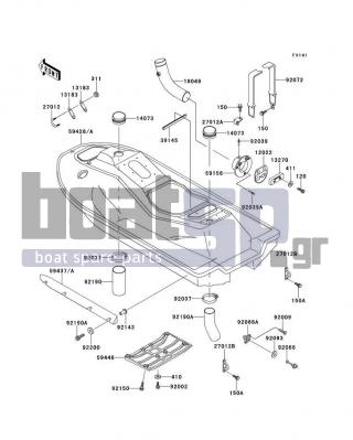 KAWASAKI - 900 ZXI 1995 - Frame - Hull(JH900-A1/A2)