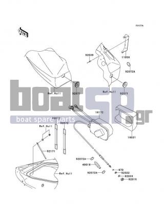 KAWASAKI - ULTRA 300LX 2013 - Electrical - Control(JDF) - 16172-0027 - ACTUATOR,JET PUMP