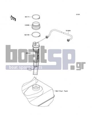 KAWASAKI - ULTRA 300LX 2013 - Electrical - Fuel Pump