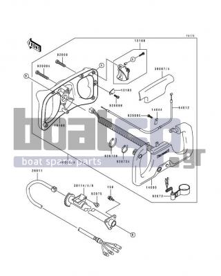 KAWASAKI - SC 1995 - Body Parts - Handlebar