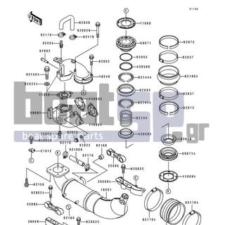 KAWASAKI - SC 1995 - Exhaust - Muffler(s)