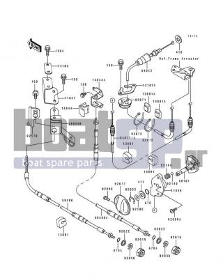 KAWASAKI - ST 1995 - Frame - Cables