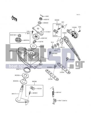 KAWASAKI - ST 1995 - Body Parts - Handle Pole