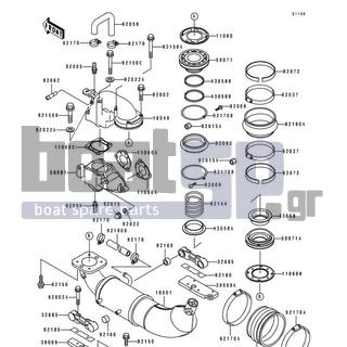 KAWASAKI - ST 1995 - Exhaust - Muffler(s)