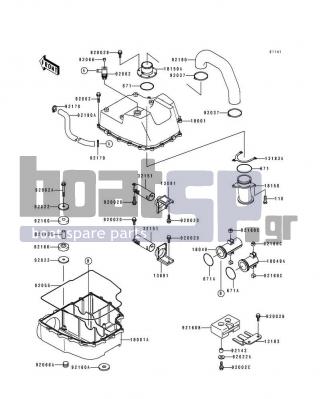 KAWASAKI - ST 1995 - Exhaust - Water Muffler