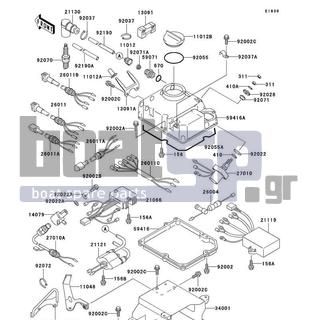 KAWASAKI - STS 1995 - Πλαίσιο - Ignition System(JT750-B1) - 21130-3706 - CAP-SPARK PLUG